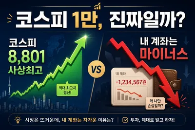 코스피 1만 시대, 반도체 쏠림과 양극화 분석