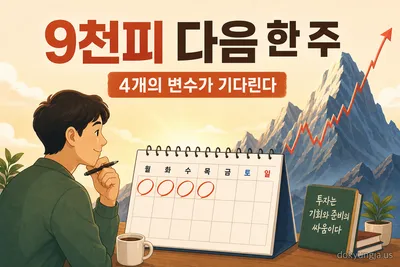 코스피 9천피 다음 한 주 — 마이크론·MSCI와 7월 국민연금 50조 매도설(직전 글)