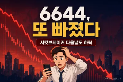폭락 다음 날 장전 브리핑 — 서킷브레이커와 SK하이닉스 급락