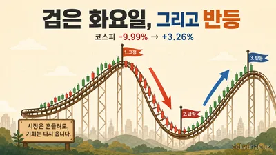 검은 화요일 폭락→반등, 4대 변수 결말 다시 보기