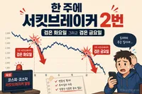 코스피 '검은 금요일' 또 서킷브레이커 — 한 주에 두 번 멈춘 증시와 월요일 개장, '칩플레이션' 공포 (2026년 6월)